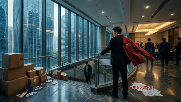 《年会不能停！》电影海报