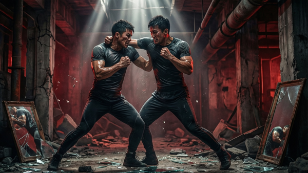 《搏击俱乐部》电影海报