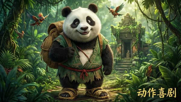 《熊猫计划之部落奇遇记》电影海报