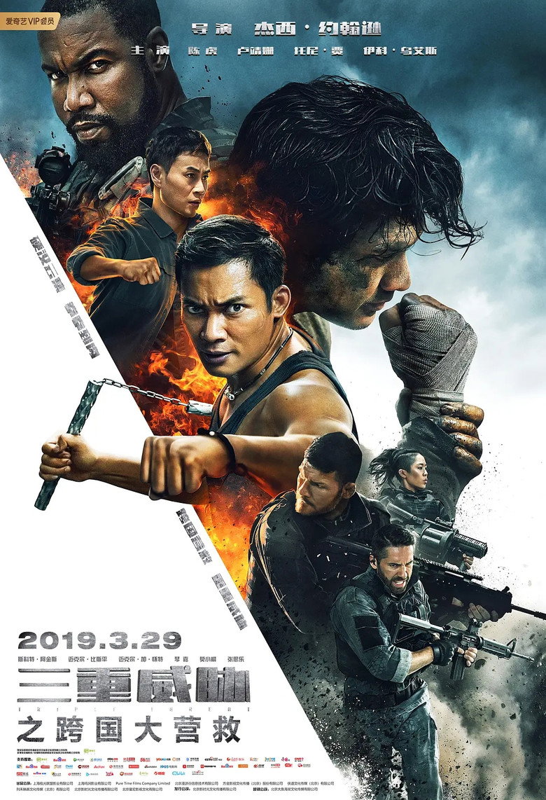 《三重威胁之跨国大营救》海报